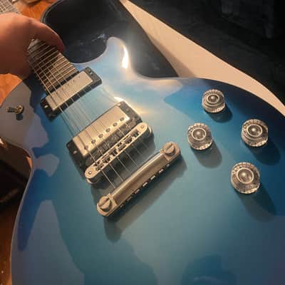 Gibson HD.6-X Pro Digital Les Paul 2007 - Blue Metallic SIGNED BY LES PAUL #39/100 limited edition image 5