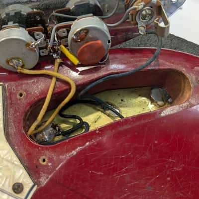 Fender Mustang Bass 1966 4 String Electric Bass Vintage Original 1966 image 11