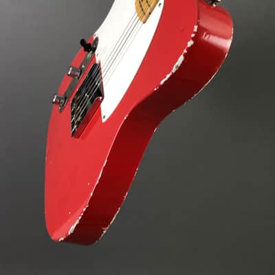 LEFTY! Vintage Boutique Custom Relic TL51 Nocaster Fiesta Red Nitro Lacquer Tele Guitar 1/4 Sawn Made in USA Klein Pickup 7 lb HSC image 7