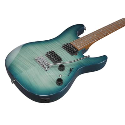 Ibanez Standard AZ24S1F-TXB Transparent Turquoise Burst - Electric Guitar image 6