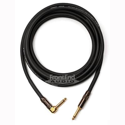 Mogami Platinum Guitar-12R 1/4" TS to Right Angle 1/4" TS - 12'