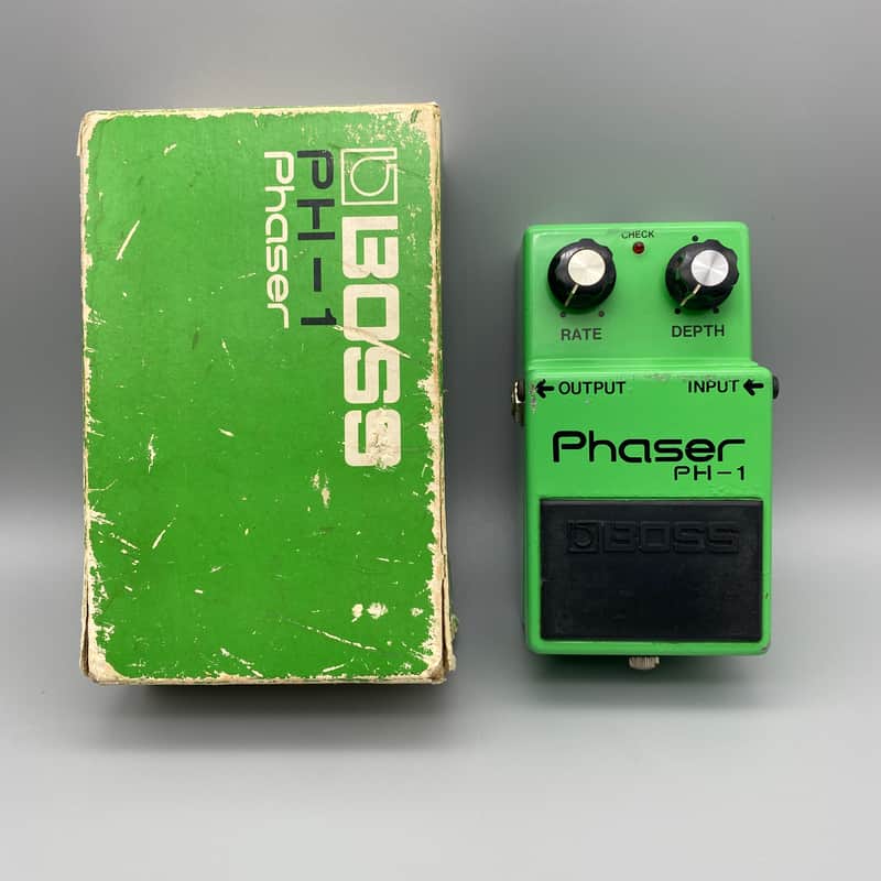Boss PH-1 Phaser (Silver Screw, Back Label, Made in japan, Vintage MIJ) with Original box! image 1