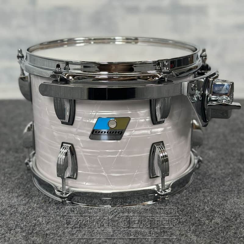 Ludwig Classic Maple "Super 70s"  Tom 10x7.5 70s White Marine Pearl w/Vibraband - DCP Exclusive! image 1