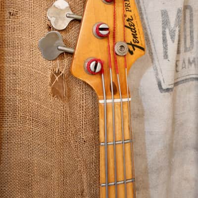 Fender Precision Bass 1971 - Red - Refin image 3