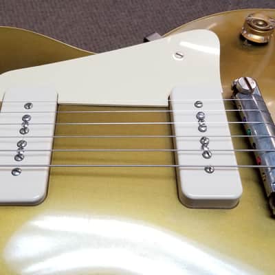 used 2022 Gibson Custom Shop 1954 Les Paul Goldtop Reissue VOS R4, Very Good Condition with OHSC & Paperwork, gold top image 12