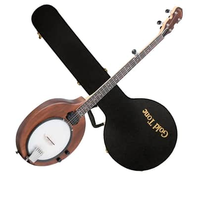 Gold Tone EB-5 Solid Body Mahogany Top Maple Neck 5-String Electric Banjo with Hard Case image 1