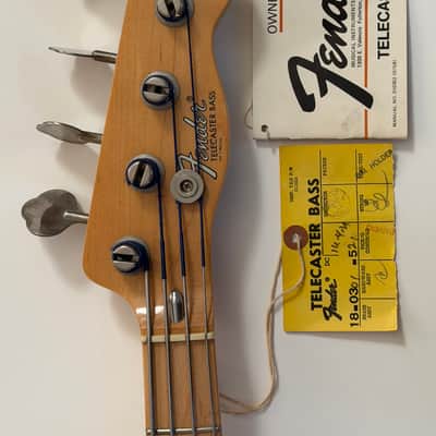 1973 Fender Telecaster Bass - All Original - Natural Ash Finish image 13