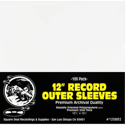 (500) 12 Inch LP Record Outer Sleeves Premium 2 mil Thick Archival Quality, Super Clear #12SB02 Bild 2