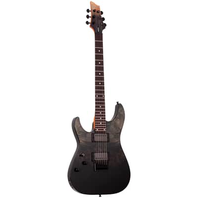 C-1 Standard Black Fade Burst Burl LH Schecter image 3