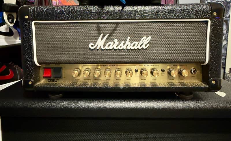 Marshall DSL20HR 2-Channel 20-Watt Guitar Amp Head 2018 - Present - Black image 1