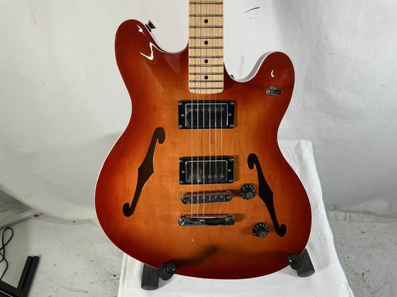 Squier Affinity Starcaster Deluxe 2020s - Sienna Sunburst image 1
