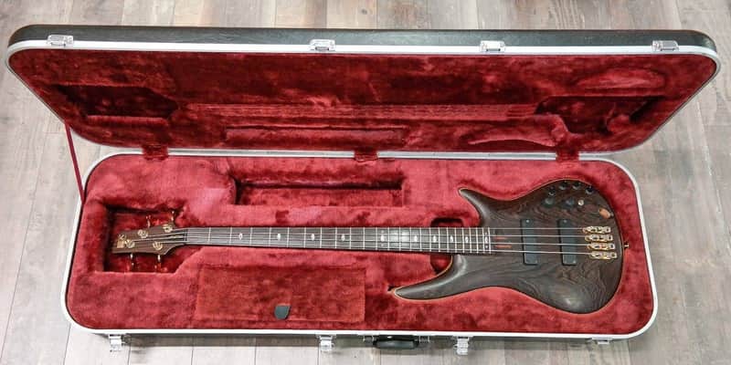 Ibanez SR5000 Prestige Bass Team J Craft USA Bartolini Pickups, Wenge-Bubinga Neck Wenge image 1