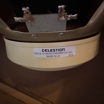 Celestion G12M-65 Creamback 12" 65-Watt 16 Ohm Speaker 2010s - Cream image 3