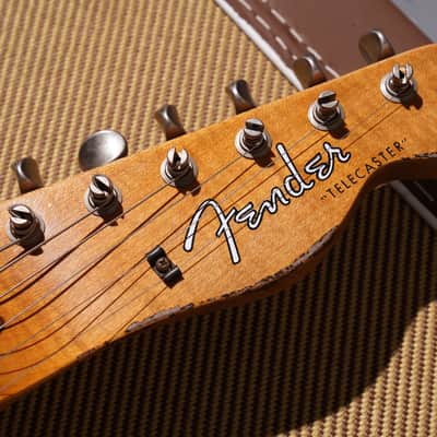 Fender Custom Shop 1958 telecaster LTD Heavy Relic Chocolate 3 Tonesunburst image 14