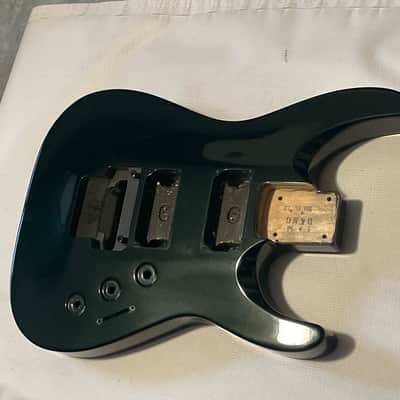 2000's Japan Jackson DKMG Dinky Forest Metallic Green Guitar Body Floyd Ready image 4