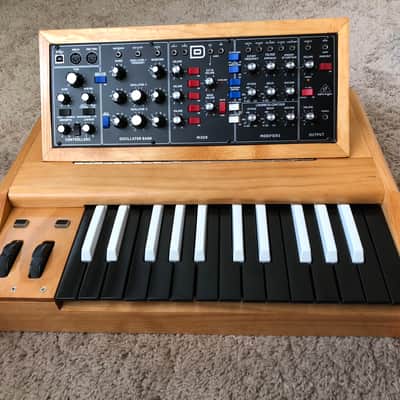 Behringer Model D Keyboard Enclosure 2018 Butterscotch, inverted keys image 3