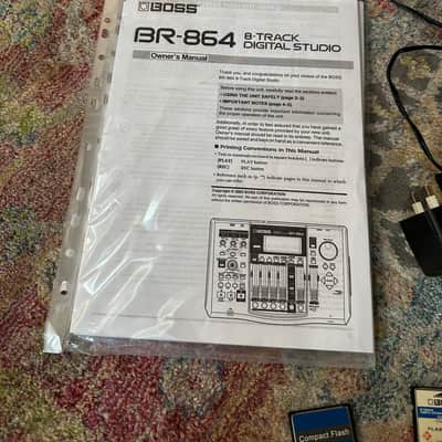 BOSS BR 864 -  in Excellent Condition with PSU, 2 Flash Cards & Manual image 6