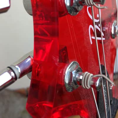 B.C. Rich Warlock Acrylic 2000 RED image 14