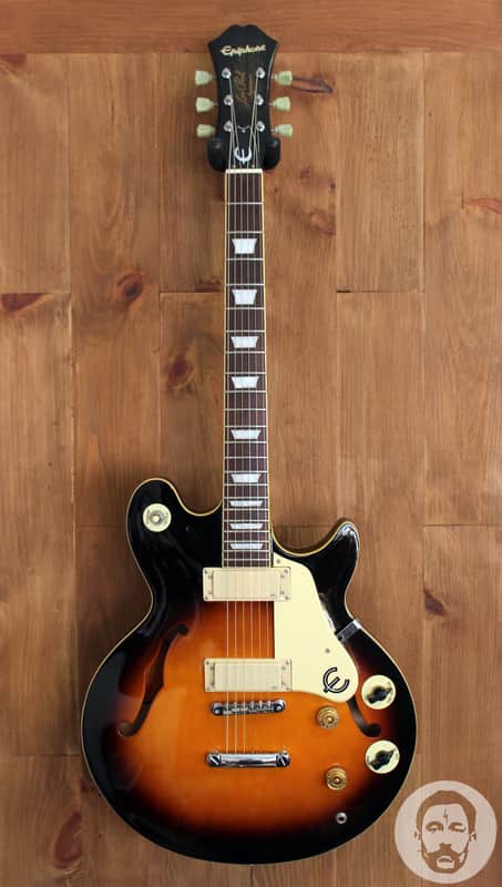 Epiphone Les Paul Signature - RARE offset guitar - Vintage Sunburst - with case image 1