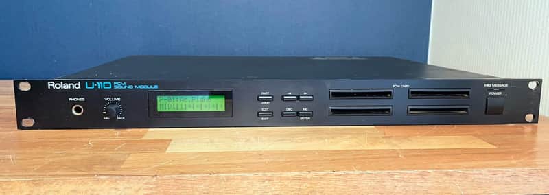 Roland U-110 PCM Sound Module - Black image 1