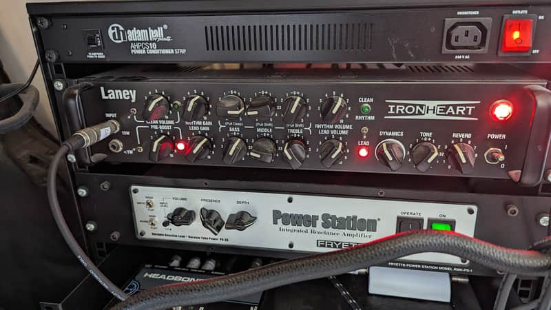 Laney IRT-Studio Ironheart Rackmount Tube Guitar Amp Head 2010s - Black image 1