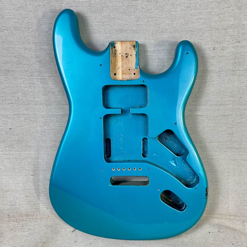 Stratocaster Body Lake Placid Blue Metallic Guitar SSS HSH HSS image 1
