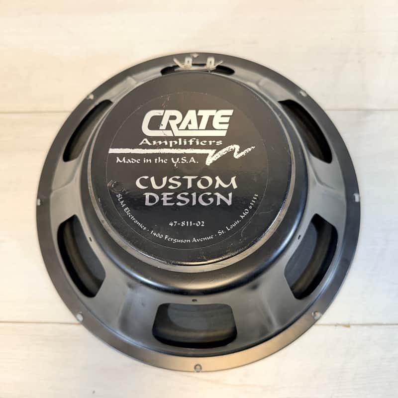 Crate Custom Design 12" 8 Ohm Guitar Speaker – Made in USA 1980s–1990s image 1
