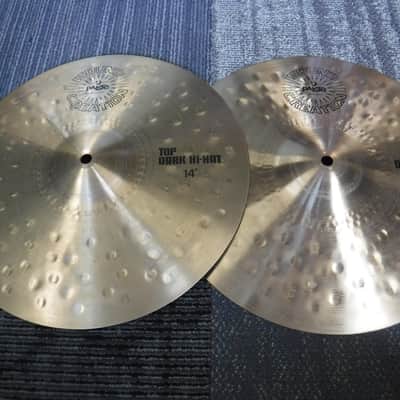 1983 Paiste 14" Sound Creation Dark Hi Hats-Excellent! image 1