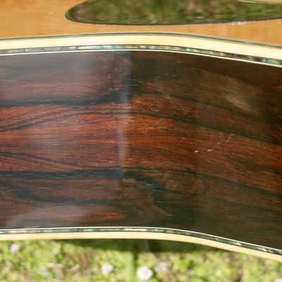 1976 Yairi YW800 Brazilian Rosewood Jacaranda Japan Vintage - Natural+Vintage Hard Case image 13