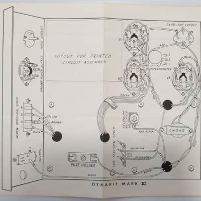 DYNACO Dynakit MARK III MK III Vacuum Tube Amplifier Original Assembly Manual image 5
