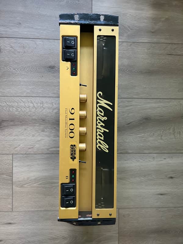 Marshall 9100 50/50 Stereo Amplifier (Rack Mounted) 50 watt 2 channel 1990s image 1