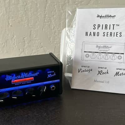 Hughes & Kettner Spirit Nano Spirit of Rock 25-Watt Mini Guitar Amp Head 2020 - 2021 - Black image 3