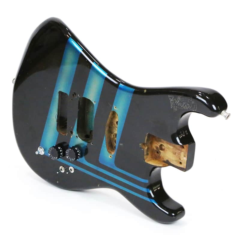 1982 Kramer Pacer Series Special Bent Pipes Graphic Vintage Original Electric Guitar Body Extra Parts image 1