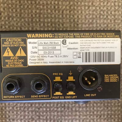 Markbass Little Mark 250 Black Line 250-Watt Bass Amp Head 2013 - Present - Black image 3