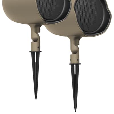 Pair JBL GSF6-TN 6.5" Landscape Ground Stake / Wall Mount 70v Commercial Speaker image 2