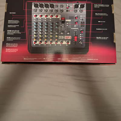 Allen & Heath ZEDi-10FX Compact 10-Input Hybrid Mixer/USB Interface with Effects 2016 - Present - Black image 4