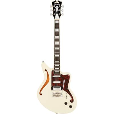 D'Angelico Premier Series Bedford SH Limited-Edition Electric Guitar with Tremolo Regular Champagne image 3