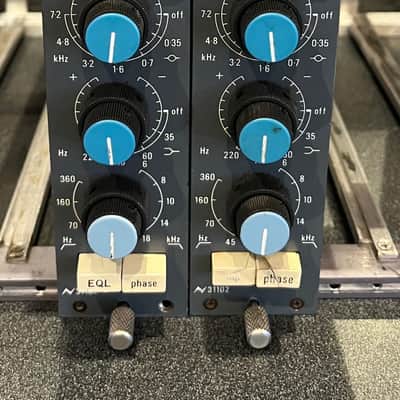 Pair of Neve 31102 Mic / Line Input Modules with 4-Band EQ image 4