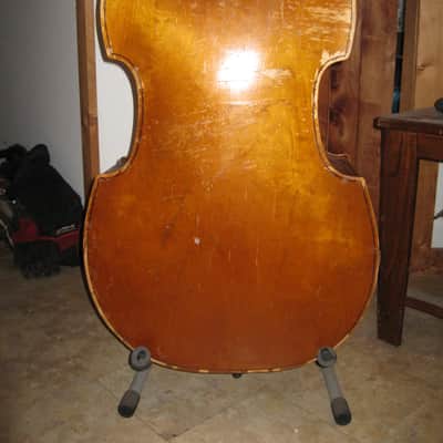 Juzek Double Bass 1940s - Honey Amber image 14