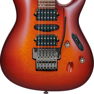 Ibanez S6670SK Prestige Electric Guitar, Rosewood Fingerboard, Sunset Burst image 1