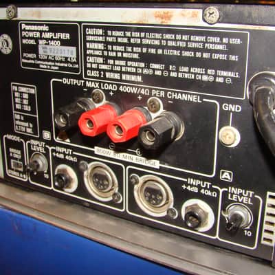 Ramsa / Panasonic WP-1400 Stereo Power Amp | Reverb