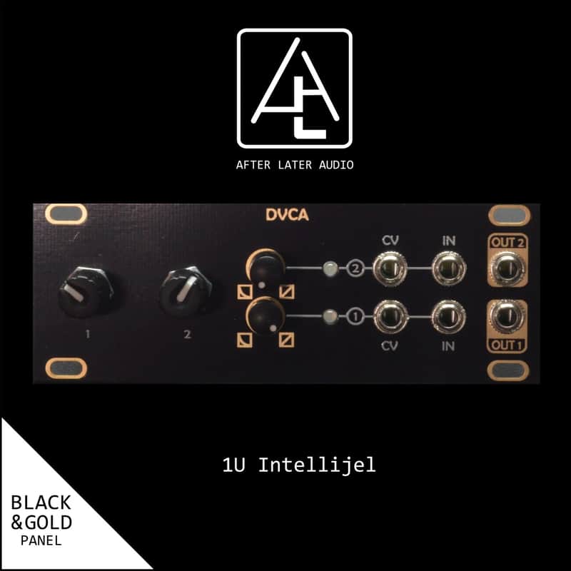 AFTER LATER AUDIO DUAL VCA DVCA 1U : BRAND NEW :  [DETROIT MODULAR] image 1