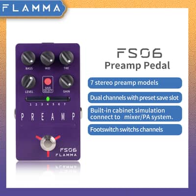 Flamma FS06 Digital Preamp with 7 Different Preamp Models,price include the import duty for US buyer image 3