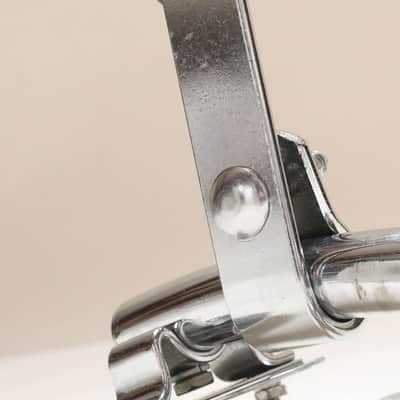 Ludwig Rail Consolette Tom Holder, Script Logo, Wrench & Vintage-Style Tuning Key  / Early 1960s  - NO SLIPPING / INSPECTED & TETSED image 3