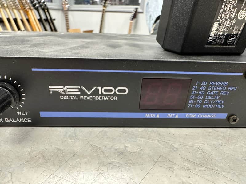 Very Clean Yamaha REV 100 Digital Reverb image 1