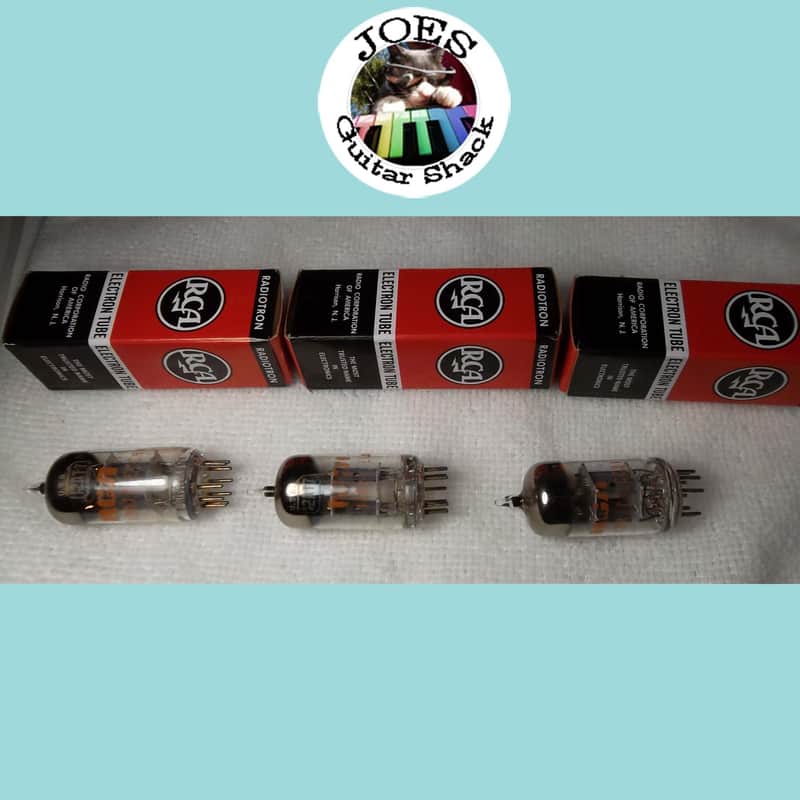 1-60s RCA 12AT7 Smooth Plate Tube - Perfect Match - Super Strong Rates 5800 / 6000=105% to 107% #052 image 1