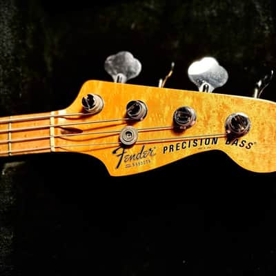 Fender Precision Bass 1978 - w RARE Birdseye Maple Neck image 2