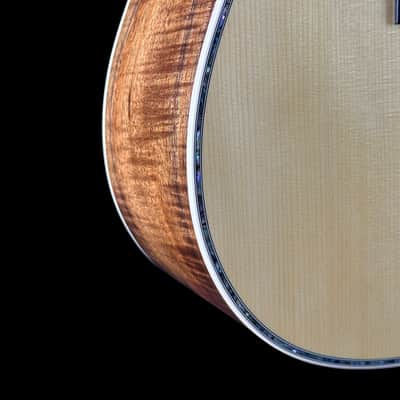 Martin Custom Shop Dread 41 Style Adirondack / Exceptional Broad Figure Koa w/case 2964099 image 7