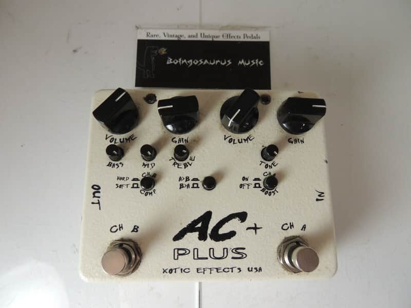 Xotic AC PLUS 2 Channel Overdrive/Boost Booster Effects Pedal Free USA Shipping image 1