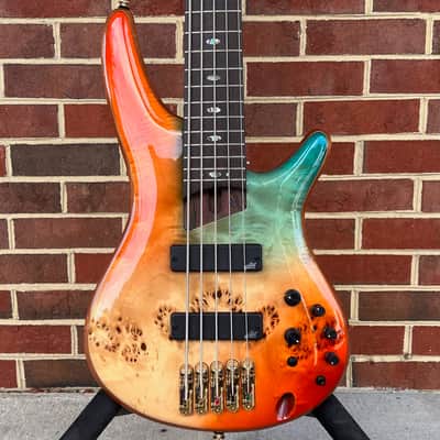 Ibanez Premium SoundGear SR1605DWASK, 5-String, Autumn Sunset Sky, Aguilar Pickups, Gotoh Tuners image 1